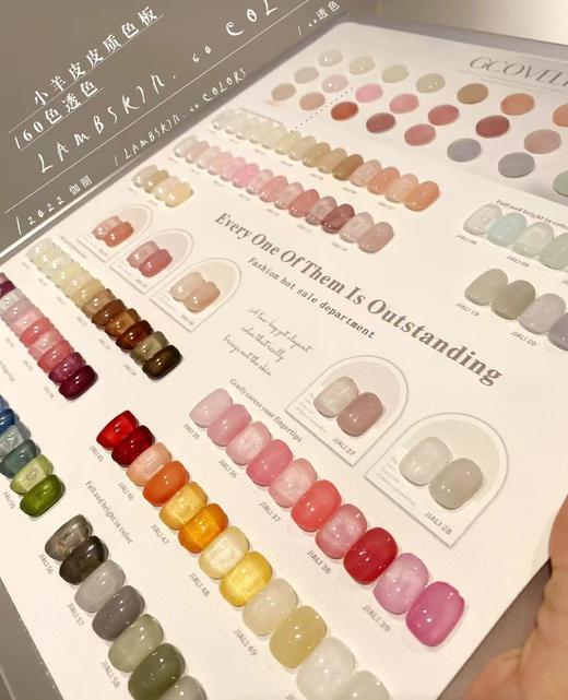 【秒杀价】小羊皮60色乳透系列 商品图2