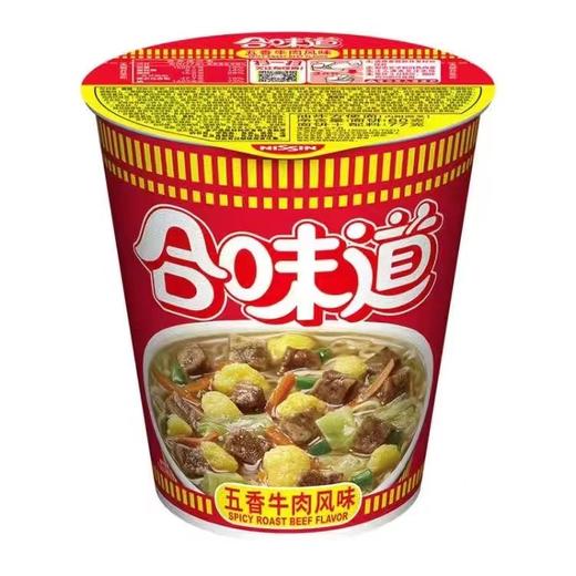 日清合味道五香牛肉面77g 商品图0