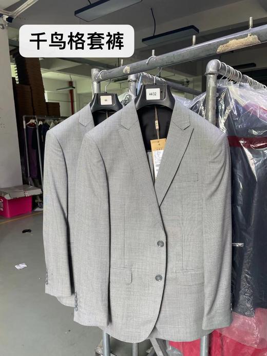 男装修身西服套装/单西 霸道总裁范 千鸟格 进口稀缺面料 J204M4662 商品图1