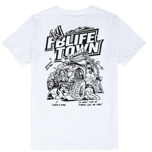 自由基地新款卡通牧马人越野系列图案印花夏季短袖T恤棉半袖队服 NMT-1968 商品图2