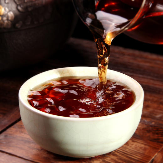 【生肖茶】吉顺号2020庚子年生肖纪念茶收藏鼠兆丰年普洱茶熟茶357g 商品图2