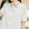 famecoco范可儿别致法式刺绣衬衫女春夏新款原创设计女装上衣FAB3BA001 商品缩略图3