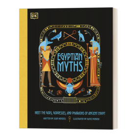 英文原版 Egyptian Myths 埃及神话插图故事 全彩插图 精装 英文版 进口英语原版书籍