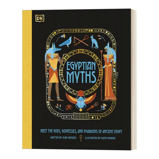 英文原版 Egyptian Myths 埃及神话插图故事 全彩插图 精装 英文版 进口英语原版书籍 商品图0