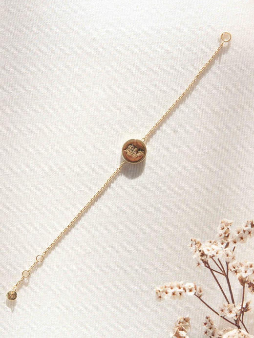 CAPSULE | Bliss solo stone Bracelet  [ 白母贝 / 黑玛瑙 / 绿孔雀石 / 亚马逊石手链 ] 商品图2