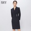 IWY/春夏季新款高端商务黑色职业西装连衣裙女修身显瘦正装女装Q13120 商品缩略图0