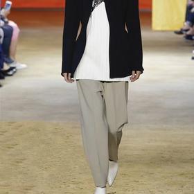 【à perles】高腰立体剪裁西裤奶奶裤，粗腿福音【清仓，不退不换】