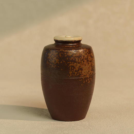 陶釉弦纹茶入 商品图4