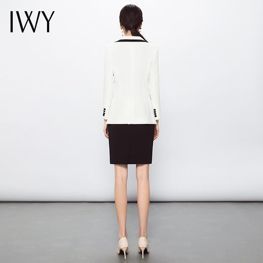IWY/时尚休闲套装女商务西装连衣裙套装面试工作服C12111+Q13124 商品图4