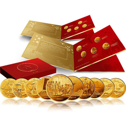 《和平功勋》建军题材系列纪念章珍藏版（10枚） 商品图7