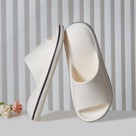 2023新款厚底拖鞋女夏时尚运动凉拖踩屎感软底空气垫面包家居拖鞋 商品图5