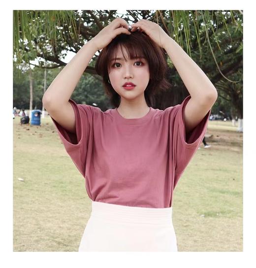 （清仓现货）（现货现发）【社群供Y】重磅有型纯色男女T恤 商品图0