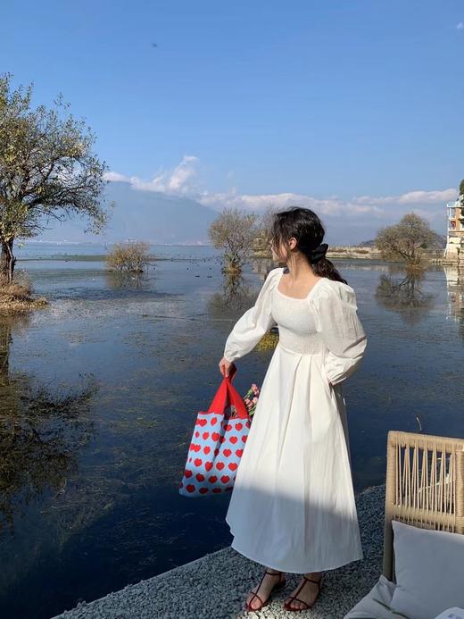 【门店同款】春季一字肩两穿连衣裙 150299087 商品图2