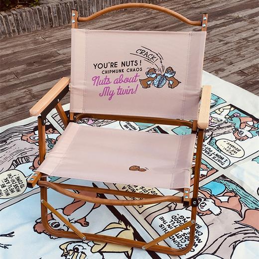 【米舍】LittleDayz迪士尼奇奇蒂蒂户外折叠椅克米特椅子便携露营马扎凳子 商品图2