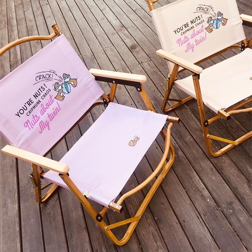 【米舍】LittleDayz迪士尼奇奇蒂蒂户外折叠椅克米特椅子便携露营马扎凳子 商品图3