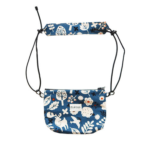 HUJI祤集pieton斜挎包插画动物小树林 商品图1