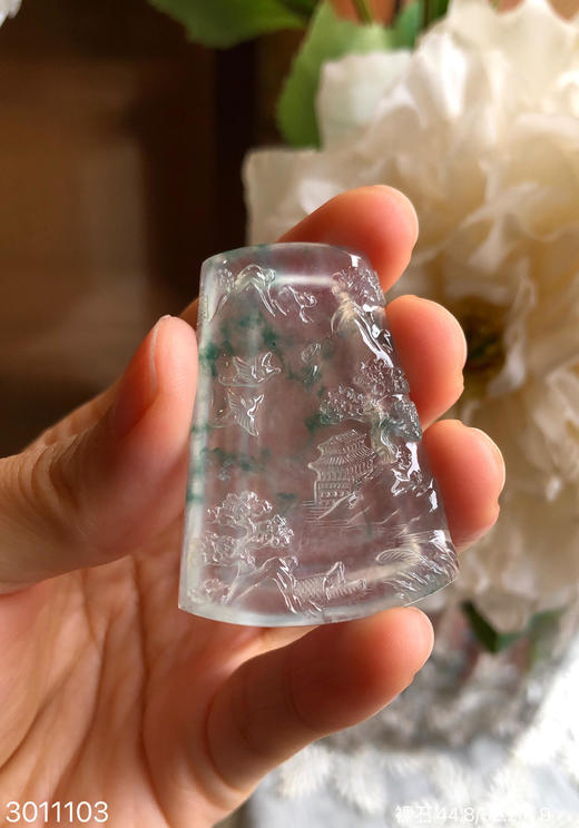 飘花山水牌裸石 45999【3011103】 商品图8