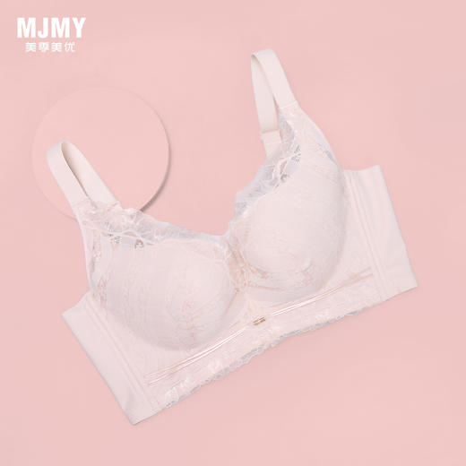 美季美优Z蕾丝拼接三明治杯文胸W351C02 商品图0