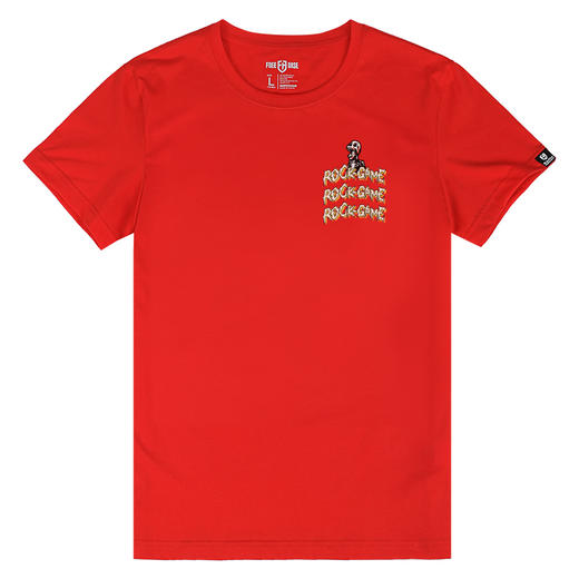 自由基地2023潮流越野卡通漫画涂鸦风印花设计男士短袖全棉半袖T NMT-1989 商品图3