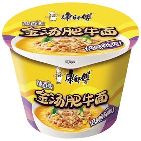 康师傅酸香爽金汤肥牛面110g