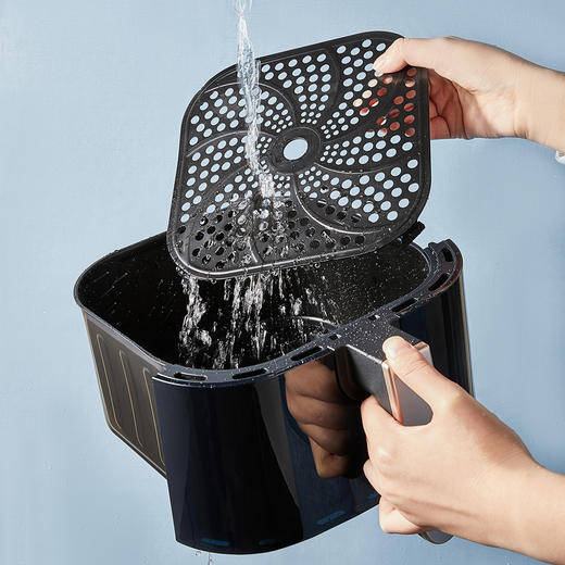 【小程序】小熊空气炸锅 QZG-E12Z6 蓝黑色 机械式控制 商品图6