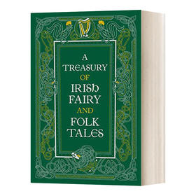 英文原版 Treasury of Irish Fairy & Folk Tales 爱尔兰神话和民间传说 皮革精装版 英文版 进口英语原版书籍
