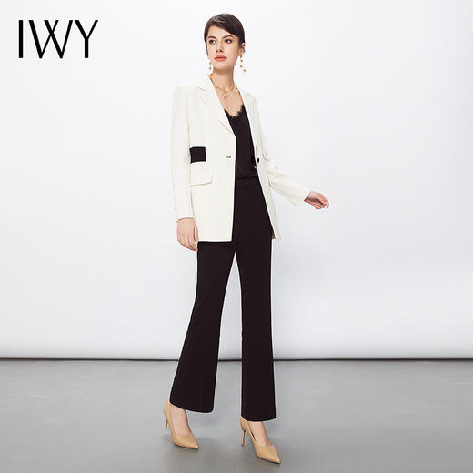 IWY/小西装外套春季新款小众设计感高级感休闲气质套装C13126+P32306 商品图5