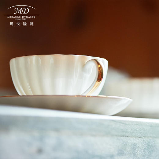 【玛戈隆特】2人份咖啡杯碟 欧式轻奢家用简约创意情侣对杯 礼盒包装 商品图1