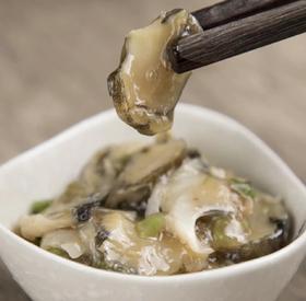 即食芥末章鱼芥末海螺片220g/盒，精选刺身级章鱼/海螺肉制作而成，日料寿司料理，刺身即食小菜，爽脆弹口，肉质紧实，辛辣爽口，开胃下酒菜，全国包邮（偏远地区除外）