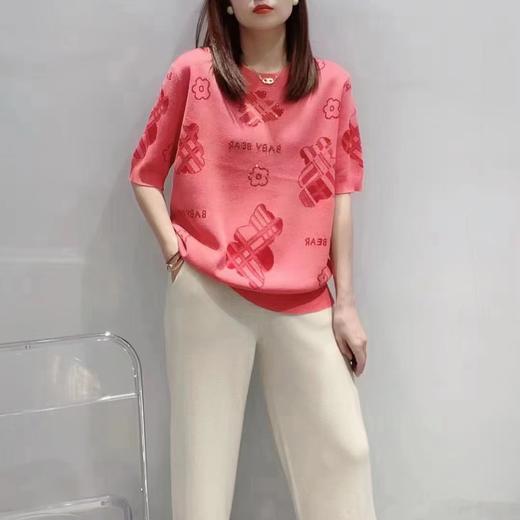 女小熊英文上衣3809 商品图0