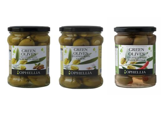 希腊夹心橄榄 大蒜 甜椒 扁桃仁组合160g 3罐 商品图0