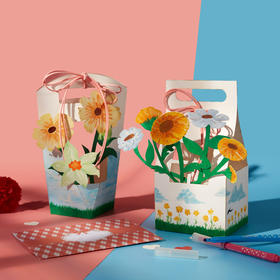 M6268-白胚涂鸦花篮