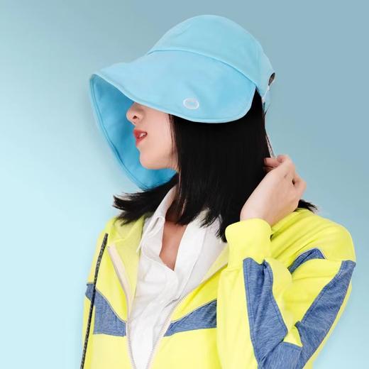 【官方直供】后益hoii防晒遮阳帽女防紫外线夏季出行宽版大帽檐圆筒帽太阳帽 商品图2