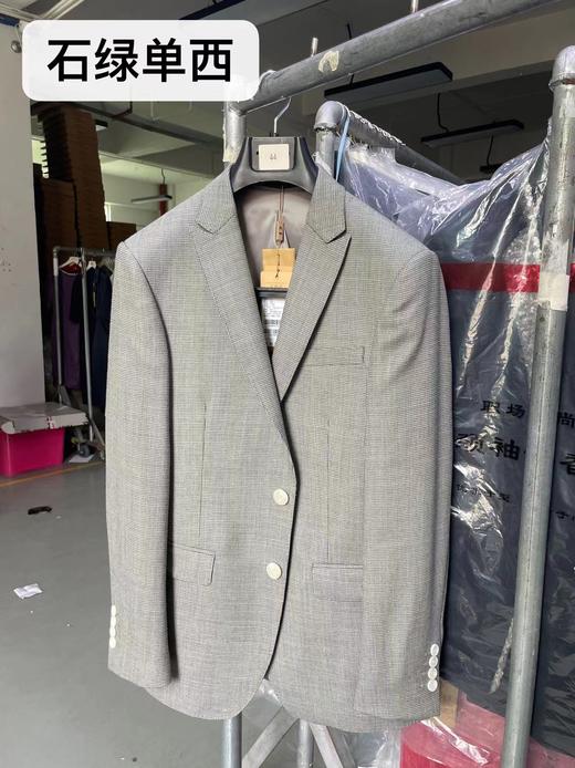 男装修身西服 霸道总裁范 石绿单西 进口稀缺面料 J204M4662 商品图0