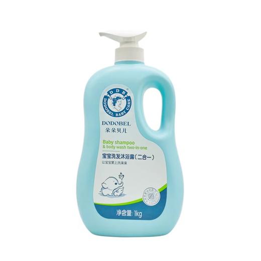 朵朵贝儿婴幼儿洗发沐浴露二合一 1kg/瓶 商品图0