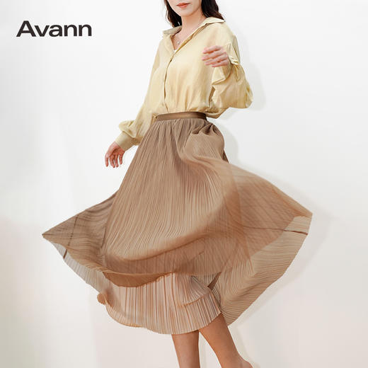 Avann法式珠贝网纱裙 商品图2