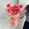 《草莓松饼》粉色郁金香花束 商品缩略图3
