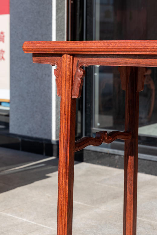 红桥红  家具严选  缅甸花梨（大果紫檀）【98 云熙 平头案】 商品图3