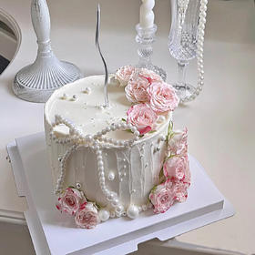 玫瑰盛宴 女神节蛋糕（百分百进口动物奶油）