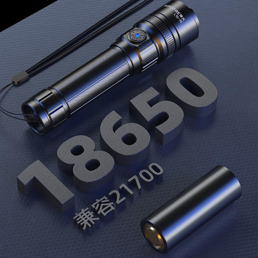 SUPERFIRE神火L16-N手电筒伸缩调焦强光远射充电式户外家用变焦手电 商品图4