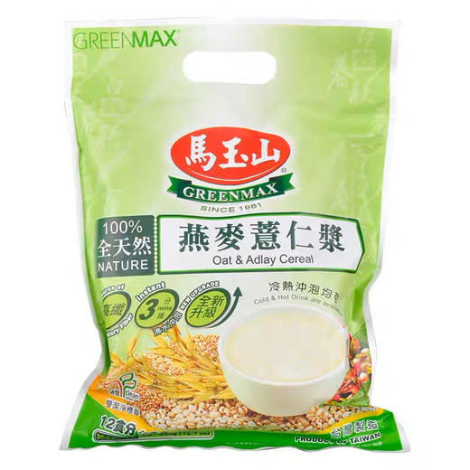 马玉山燕麦薏仁浆360g 商品图0
