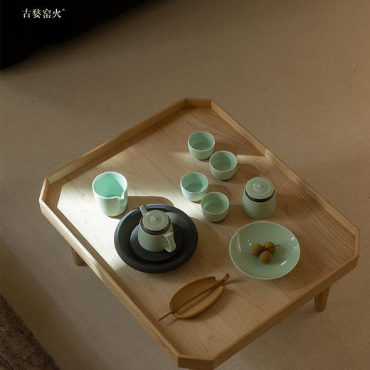 古婺窑火 玉青瓷 茶具套装 听雨 商品图1