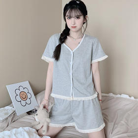 【抖音爆款公主风睡衣】舒适到像裸穿，穿上不想脱下来！睡衣女夏季短袖可爱棉质家居服高质感款式新款可外穿大码套装女