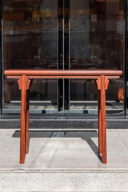 红桥红  家具严选  缅甸花梨（大果紫檀）【98 云熙 平头案】 商品图0