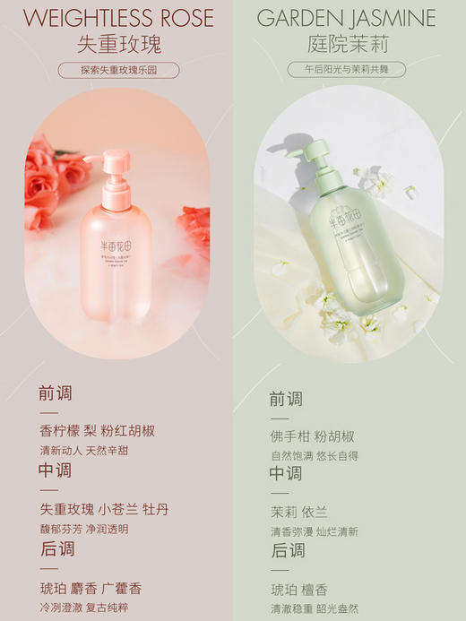 半亩花田香氛沐浴露400g 商品图1