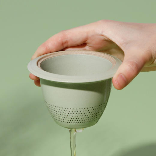 万仟堂 茶具 快客杯 清欢 茶壶茶杯茶漏 旅行茶具套装 一壶两杯 功夫茶具套装 便携茶具 商品图3