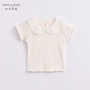 DD马克珍妮夏装新款 女童绣花娃娃领针织纯棉短袖T恤230679 商品缩略图1