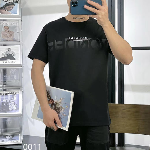 商务休闲圆领短T上衣  FLW-3AA2FJ0011【0011】* 商品图0