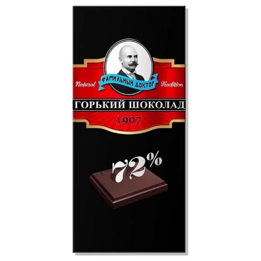 俄罗斯教授72黑巧克力70g 商品图0