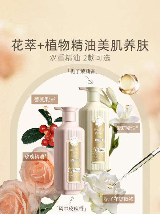 三生花精油香氛护肤沐浴露800ml 商品图1